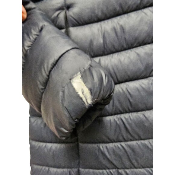 Save The Duck Womens 1/S Ultra Light Jacket Hooded Puffer Coat Plumtech Navy - Picture 9 of 16